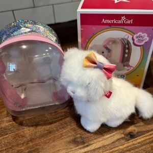 American Girl Summer McKinny Cat Fettuccine & Carrier Girl of the Year 2025